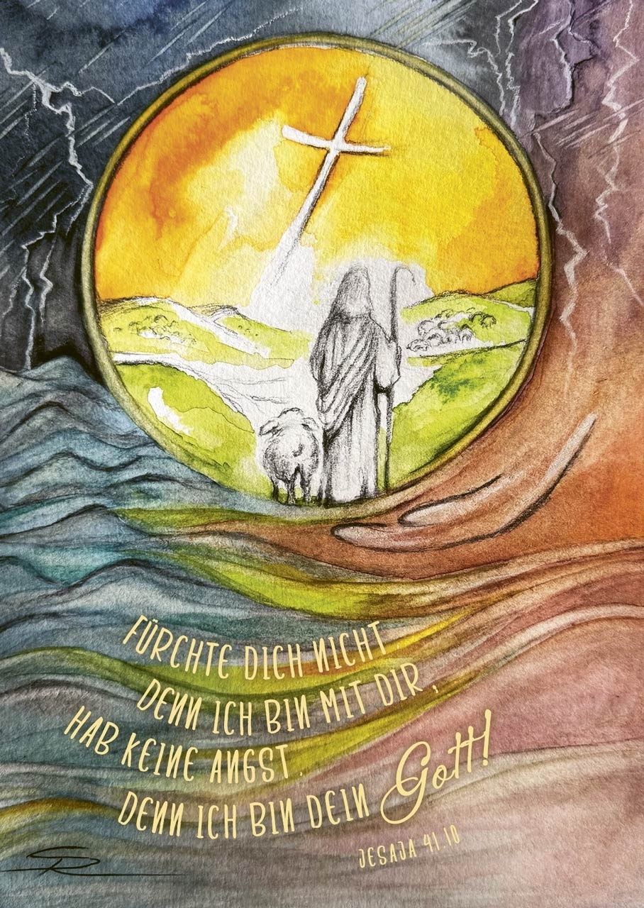 Jahreslosung 2027 - Poster A3 "Kunst"