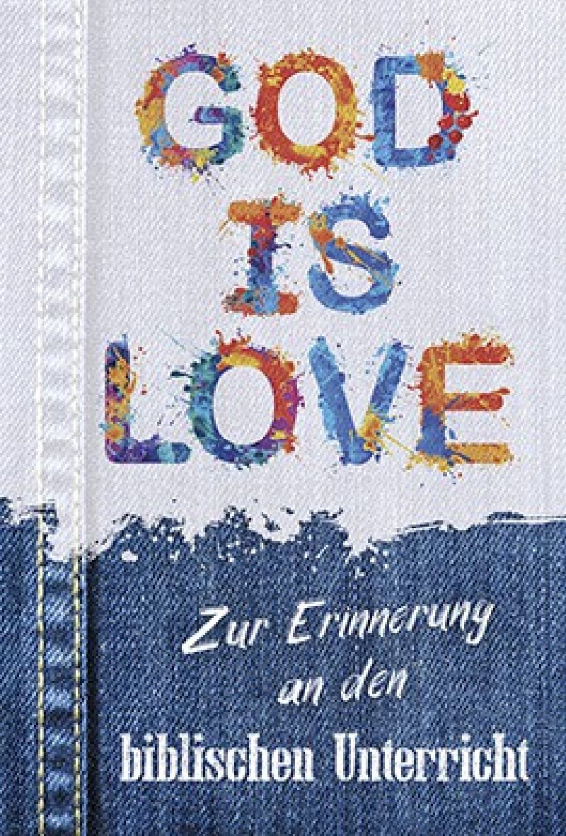 Faltkarte: God is Love - Biblischer Unterricht