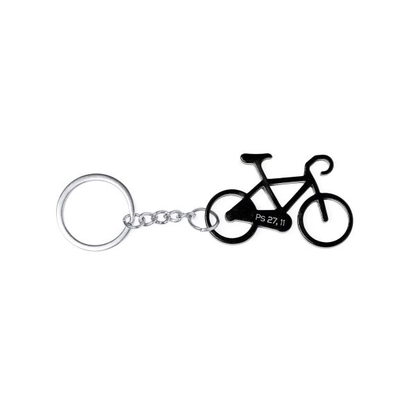 Schlüsselanhänger "Fahrrad" - schwarz