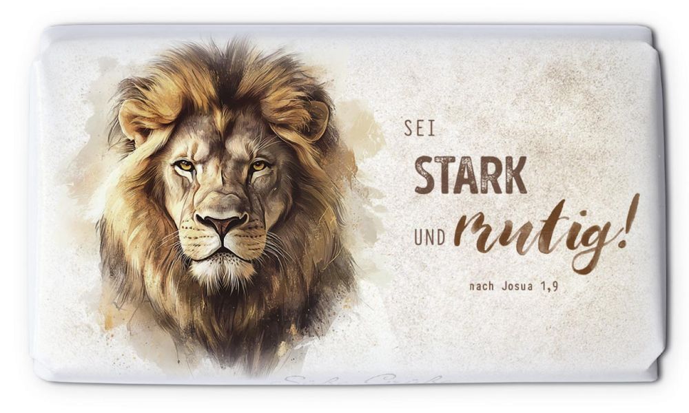 Schokoladengrüße "Sei stark und mutig!" (40g)