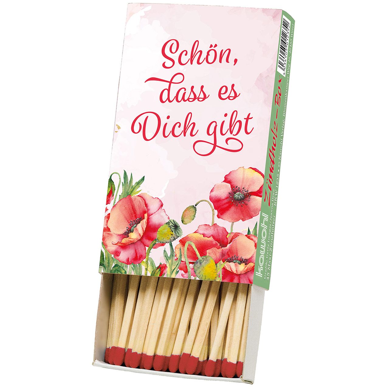 Zündholzbox - Schön, dass es Dich gibt