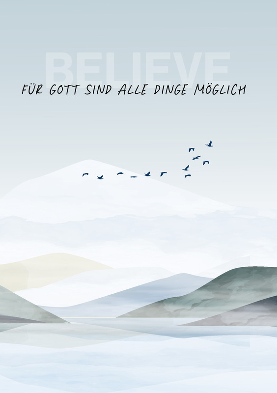 Für Gott sind alle Dinge möglich – Notizbuch