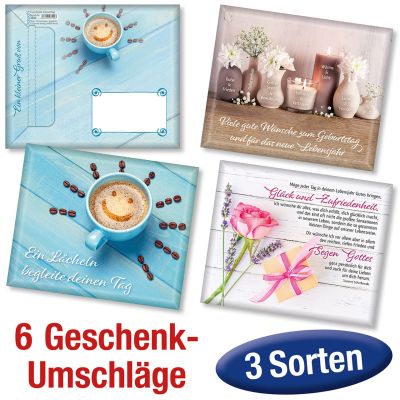 Spar-Paket: Geschenk-Umschläge