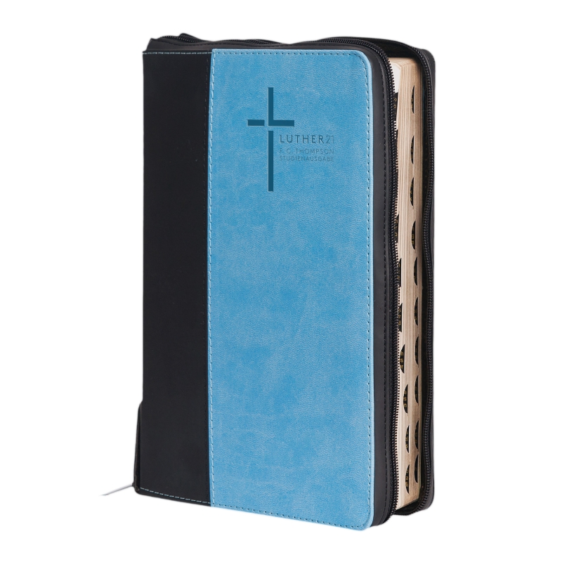Luther21 - F.C.Thompson - Standardausgabe schwarz/blau mit Reißverschluss