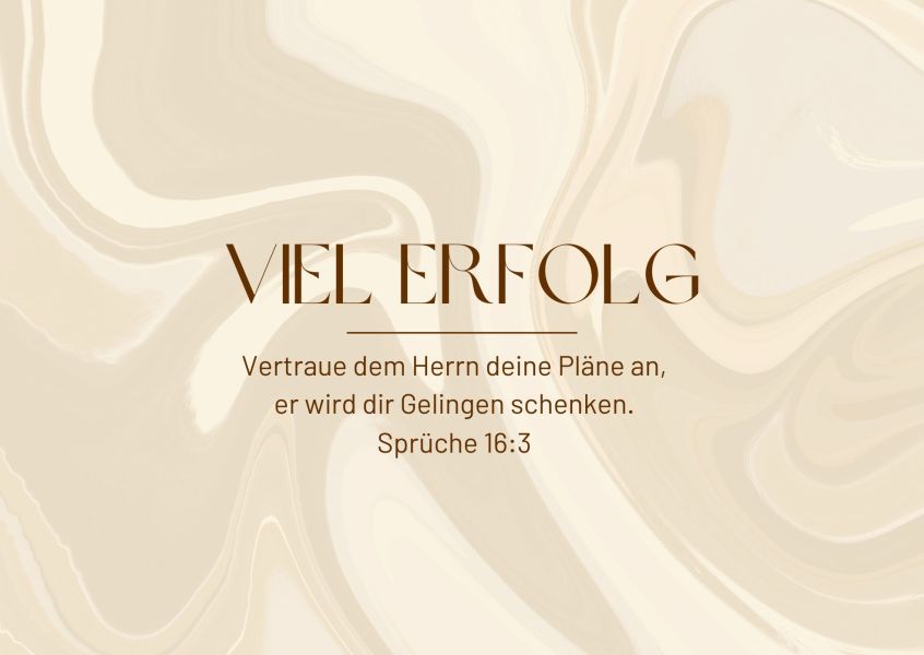 Postkarte "Viel Erfolg"
